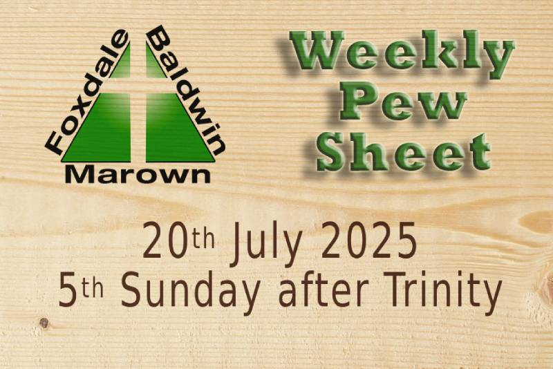Weekly Pew Sheet 20-07-25