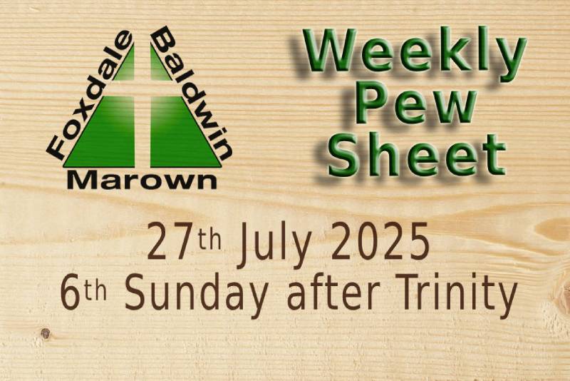Weekly Pew Sheet 27-07-25