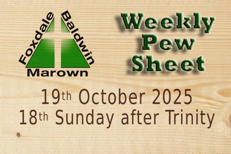 Weekly Pew Sheet 19-10-25