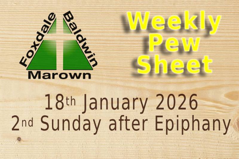 Weekly Pew Sheet 18-01-26
