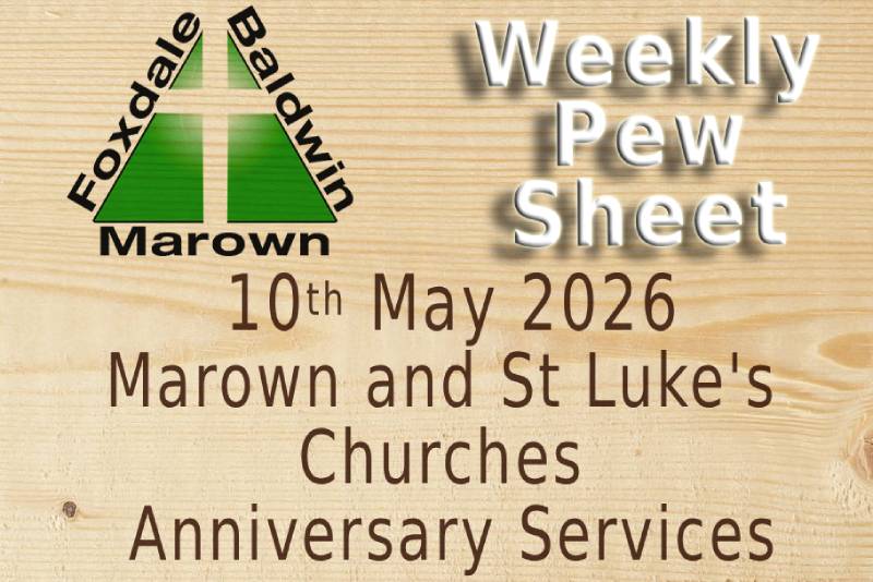 Weekly Pew Sheet 10-05-26