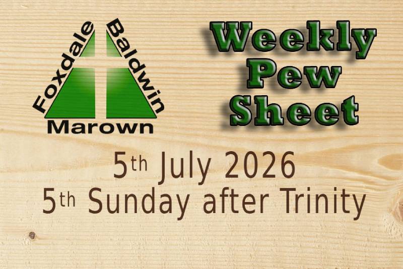 Weekly Pew Sheet 05-07-26