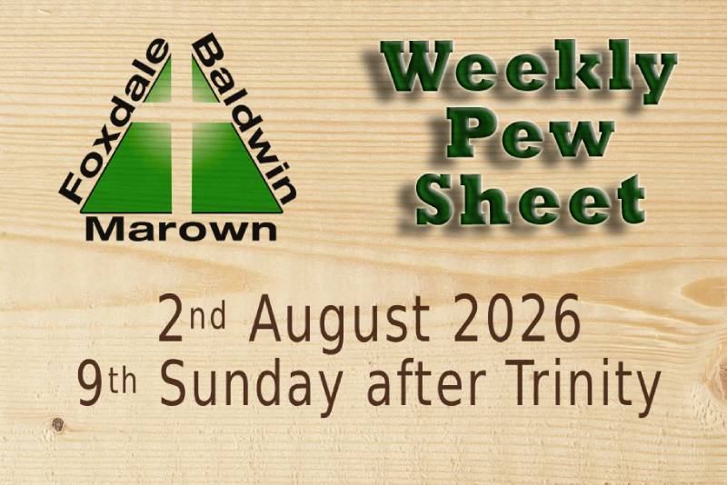 Weekly Pew sheet 02-08-26