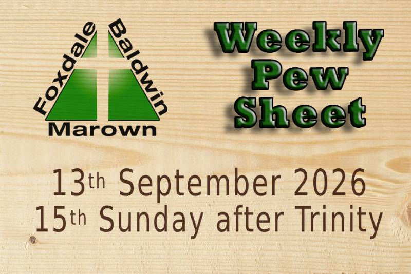 Weekly Pew sheet 13-09-26